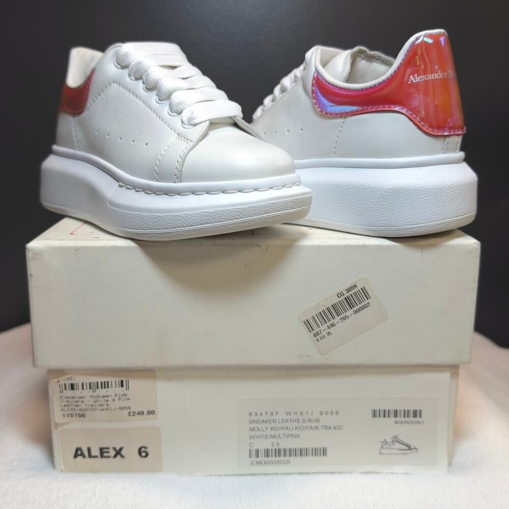 Alexander McQueen Molly Oversized 'White Hologram' | 9C/25eu